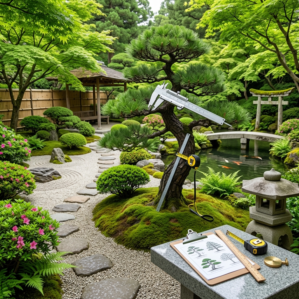 庭木の伐採費用を見積もるイメージ